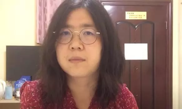 കോവിഡ് റിപ്പോർട്ട് ചെയ്ത ജേണലിസ്റ്റിന് ചൈനയിൽ തടവുശിക്ഷ കോവിഡ് റിപ്പോർട്ട് ചെയ്ത ജേണലിസ്റ്റിന് ചൈനയിൽ തടവുശിക്ഷ