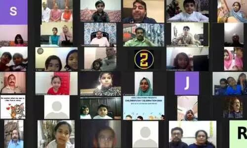 ഭി​ന്ന​ശേ​ഷി​ക്കാ​രെ ചേ​ർ​ത്തു​പി​ടി​ച്ച് കി​ഡ്‌​സ് ക്രി​യേ​ഷ​ൻ​സ്​ ശി​ശു​ദി​നാ​ഘോ​ഷം