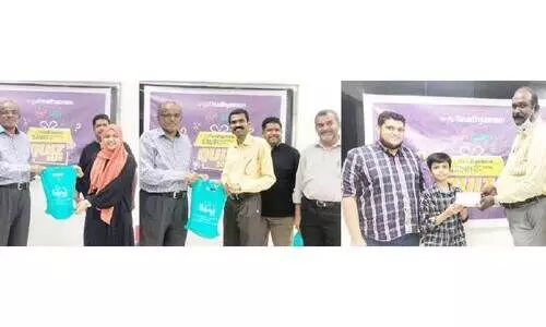 ഗ​ൾ​ഫ് മാ​ധ്യ​മം ക്വി​സ് മ​ത്സ​ര വി​ജ​യി​ക​ൾ​ക്ക് സ​മ്മാ​നം ന​ൽ​കി