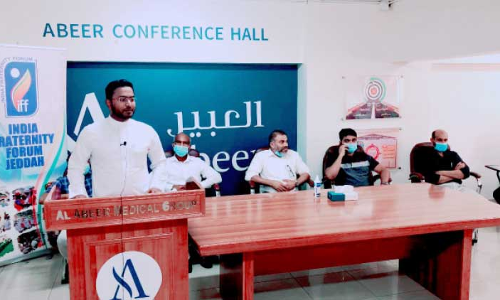 ഇ​ന്ത്യ ഫ്ര​റ്റേ​ണി​റ്റി ഫോ​റം മെ​ഡി​ക്ക​ൽ ക്യാ​മ്പ് സം​ഘ​ടി​പ്പി​ച്ചു