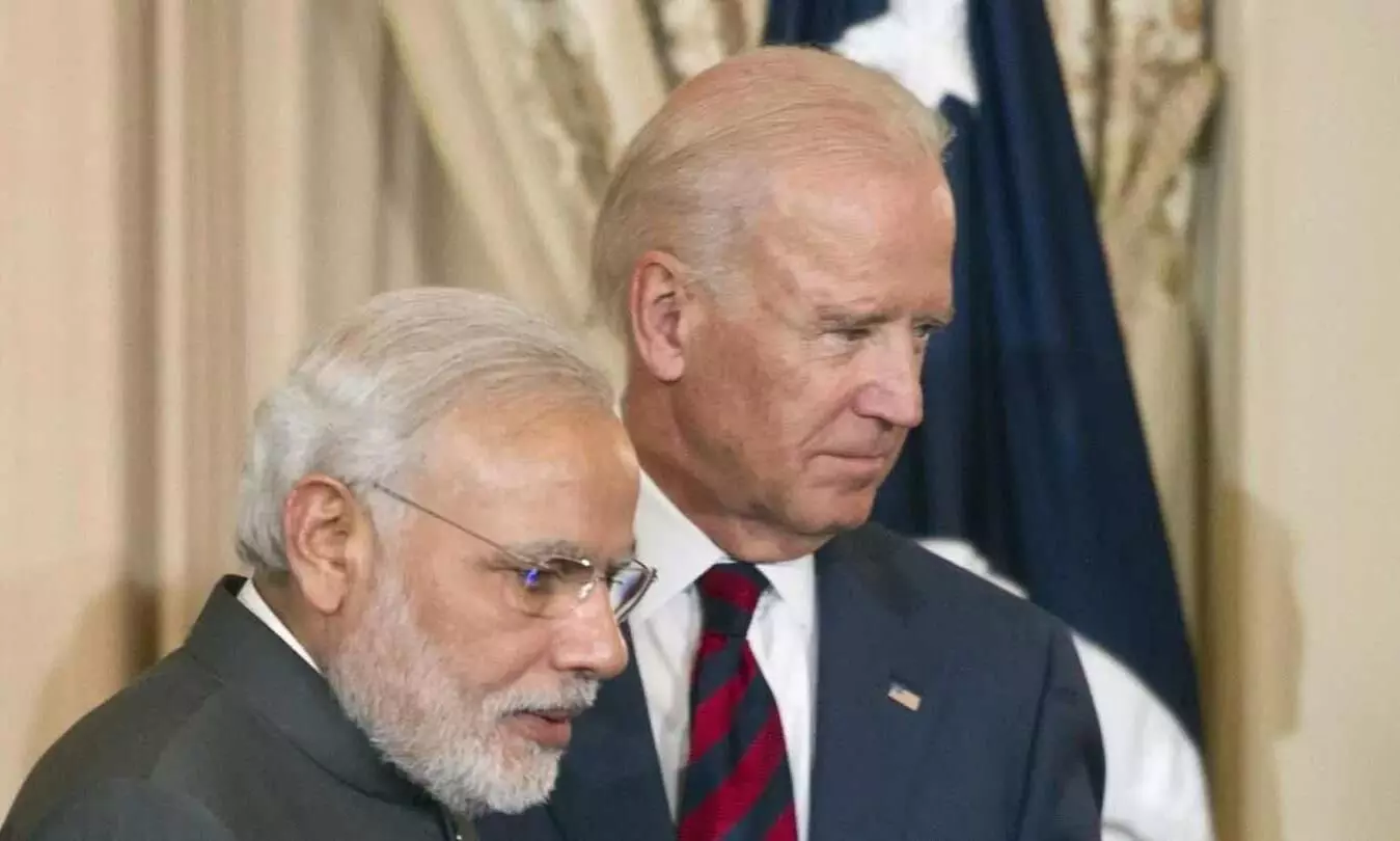 ബൈഡനെ ഫോണിൽ വിളിച്ച് പ്രധാനമന്ത്രി; കമലക്കും അഭിനന്ദനം ബൈഡനെ ഫോണിൽ വിളിച്ച് പ്രധാനമന്ത്രി; കമലക്കും അഭിനന്ദനം