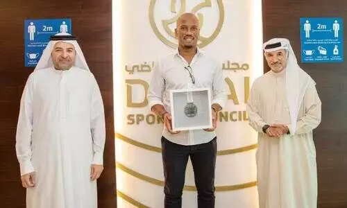 ദിദിയർ ദ്രോഗ്​ബെക്ക്​ ഗോൾഡ്​ വിസ നൽകി ദുബൈയുടെ ആദരം