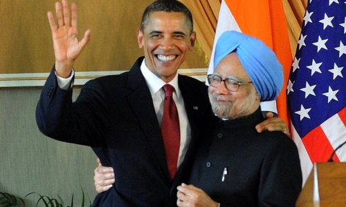 Barack Obama and Manmohan Singh