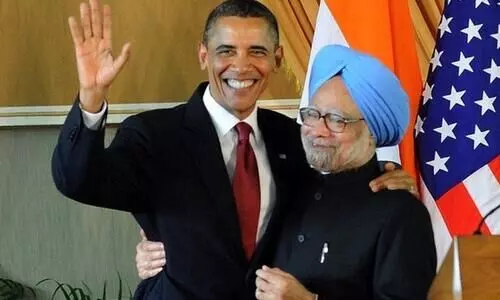 Barack Obama and Manmohan Singh