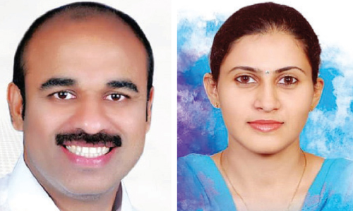 കോ​വി​ഡി​നെ ത​റ​പ​റ്റി​ച്ച ദ​മ്പ​തി​ക​ൾ തെ​ര​ഞ്ഞെ​ടു​പ്പ്​ ഗോ​ദ​യി​ൽ