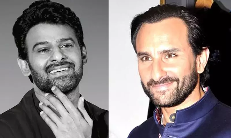 Prabhas And Saif Ali Khan Prabhas And Saif Ali Khan