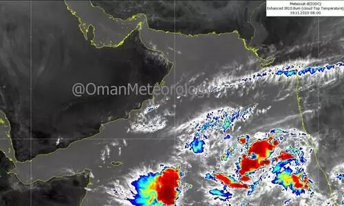 അ​റ​ബി​ക്ക​ട​ലി​ൽ ന്യൂ​ന​മ​ർ​ദം ശ​ക്​​തി​യാ​ർ​ജി​ക്കു​ന്നു; 48 മണിക്കൂറിനുള്ളിൽ തീവ്രമാകും