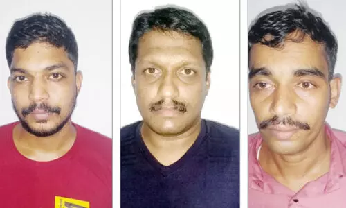 മുക്കുപണ്ടം പണയംവെച്ച് തട്ടിപ്പ്​: മൂന്നുപേർ പിടിയിൽ