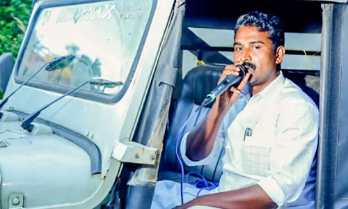 ബിനു ഇക്കുറി തനിക്കുവേണ്ടി വോട്ടുചോദിക്കുന്നു