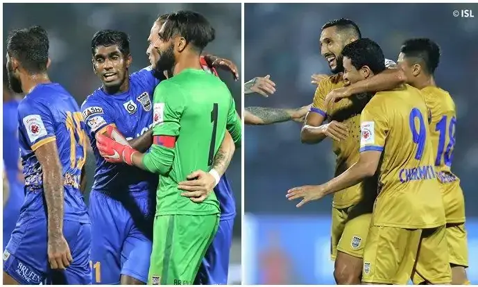 ഐ.എസ്​.എൽ: മുംബൈ സിറ്റി എഫ്.സി- നോർത്ത്​ ഈസ്​റ്റ്​ യുണൈറ്റഡ്​ മൽസരം തുടങ്ങി