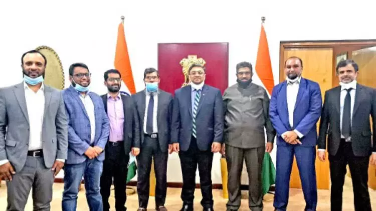 ഇന്ത്യൻ മുസ്ലിം അസോസിയേഷൻ ഭാരവാഹികൾ അംബാസഡറെ കണ്ടു ഇന്ത്യൻ മുസ്ലിം അസോസിയേഷൻ ഭാരവാഹികൾ അംബാസഡറെ കണ്ടു