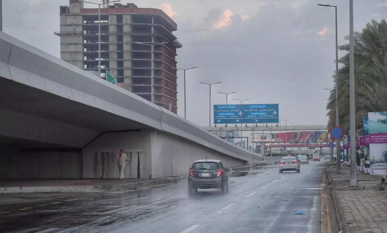 കാലാവസ്ഥ മാറ്റം കുറിച്ച്​ സൗദിയിൽ വ്യാപക മഴ