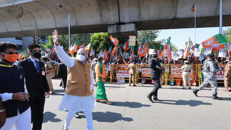 താമരനാട്​ സ്വപ്​നം കണ്ട്​ അമിത്​ഷാ ചെന്നൈയിൽ
