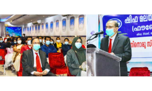 ശി​ഫ മ​ല​യാ​ളി സ​മാ​ജം ഫൗ​ണ്ടേ​ഴ്സ്​ ആ​ദ​രി​ച്ചു