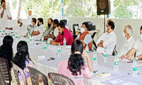 ബി.ഡി.ജെ.എസ് സുഭാഷ് വാസു വിഭാഗം നേതാവ്​ ഇടതു​ സ്ഥാനാർഥി​