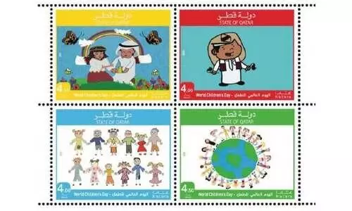 കുട്ടികളുടെ ലോകദിനം: കുട്ടിച്ചിത്രങ്ങളുമായി കതാറ സ്​റ്റാമ്പുകൾ