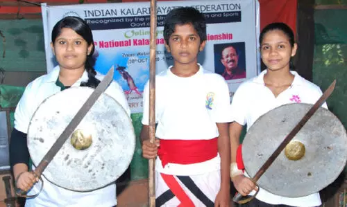 മാഹിയുടെ അഭിമാനമായി ഇൗ കളരി അഭ്യാസികൾ