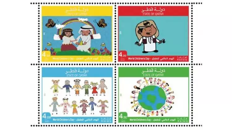 കുട്ടികളുടെ ലോകദിനം: കുട്ടിച്ചിത്രങ്ങളുമായി കതാറ സ്​റ്റാമ്പുകൾ
