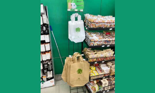 പ്ലാ​സ്​​റ്റി​ക്​ ബാ​ഗു​ക​ൾ ഒ​ഴി​വാ​ക്കി സൂ​പ്പ​ർ​മാ​ർ​ക്ക​റ്റു​ക​ൾ