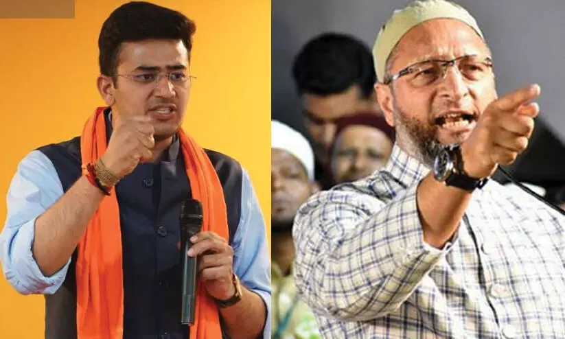 ഉവൈസി ജിന്നയുടെ അവതാരം, നൽകുന്ന ഓരോ വോട്ടും ഇന്ത്യക്കെതിര് -ബി.ജെ.പി നേതാവിെൻറ പ്രസംഗം വിവാദമായി ഉവൈസി ജിന്നയുടെ അവതാരം, നൽകുന്ന ഓരോ വോട്ടും ഇന്ത്യക്കെതിര് -ബി.ജെ.പി നേതാവിെൻറ പ്രസംഗം വിവാദമായി