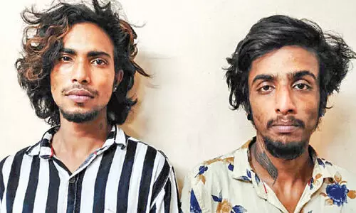 56 കിലോ കഞ്ചാവുമായി രണ്ട്​ യുവാക്കൾ പിടിയിൽ