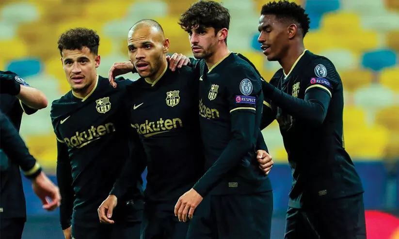 ചാമ്പ്യൻസ്​ ലീഗ്​: ബാഴ്​സ, യുവൻറസ്​, ചെൽസി, സെവിയ്യ ടീമുകൾ നോക്കൗട്ട്​ റൗണ്ടിൽ