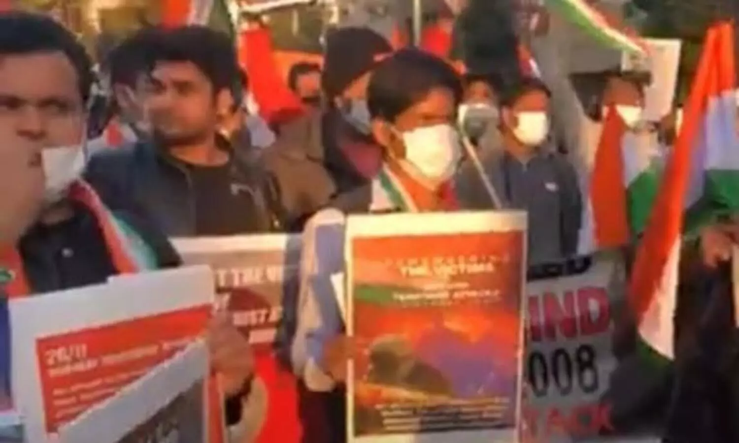 Protest outside Pak embassy in Tokyo on 26/11 anniversary