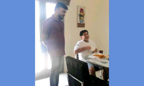 മറഡോണയുടെ വിയോഗം; നെഞ്ച്​ തകർന്ന്​ സുലൈമാൻ