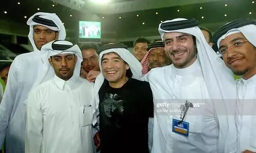 മറഡോണ, ഖത്തറി​െൻറ ചങ്ങാതി