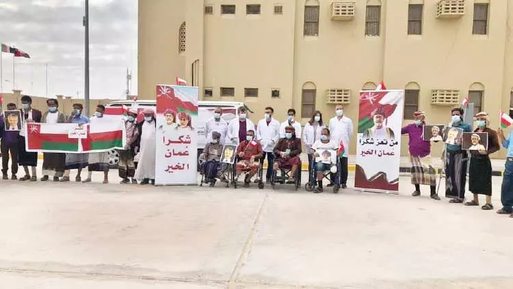 ആഭ്യന്തര യുദ്ധത്തിൽ പരിക്കേറ്റ യമനികളെ ഒമാനിലെത്തിച്ചു