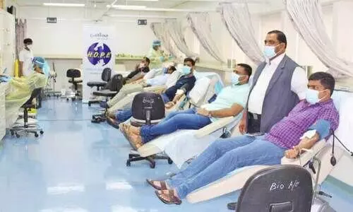 ഹോ​പ്പ് ബ​ഹ്‌​റൈ​ൻ ര​ക്ത​ദാ​ന ക്യാ​മ്പ് സം​ഘ​ടി​പ്പി​ച്ചു