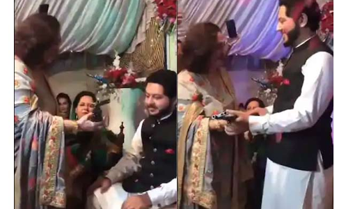 പാകിസ്​താനി വരന്​ വിവാഹസമ്മാനം എ.കെ 47 തോക്ക്; വിഡിയോ വൈറൽ