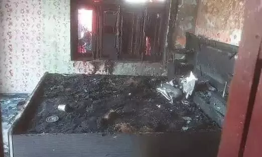 യു.പിയിൽ മാധ്യമപ്രവർത്തകനും സുഹൃത്തും പൊള്ളലേറ്റ് മരിച്ച നിലയിൽ