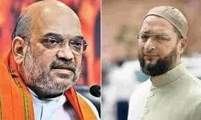 Give in writing that Bangladeshis, Rohingyas have to be evicted and see govts response: Amit Shah to Owaisi Give in writing that Bangladeshis, Rohingyas have to be evicted and see govts response: Amit Shah to Owaisi