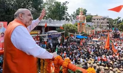 ചാർമിനാറി​െൻറ നഗരിയിൽ മരണപ്പോര്; ഹൈദരാബാദ്​ പിടിക്കാൻ ബി.ജെ.പിയുടെ പടയൊരുക്കം