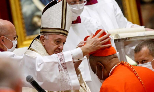 കറുത്ത വർഗക്കാരനെ കർദിനാളായി നിയമിച്ച്​ പോപ്​