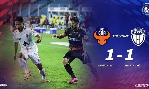 ജയിക്കാൻ യോഗമില്ലാതെ ഗോവ; നോർത്ത്​ ഈസ്​റ്റ്​ സമനിലയിൽ കുരുക്കി