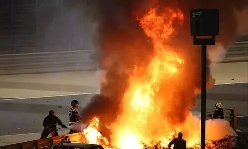 ഇതു ഹോളിവുഡ്​ സിനിമയിലെ രംഗമല്ല; ​ഹാ​ലോക്ക്​ നന്ദി പറഞ്ഞ് റെ​മ​യ്​​ൻ ഗ്രോ​സീൻ​