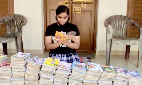 യുവാവി​െൻറ മജ്ജ മാറ്റിവെക്കൽ ശസ്ത്രക്രിയ; ചികിത്സ നിധിയിലേക്ക്​ പുസ്തകശേഖരം നൽകി 10ാം ക്ലാസ്​ വിദ്യാർഥിനി