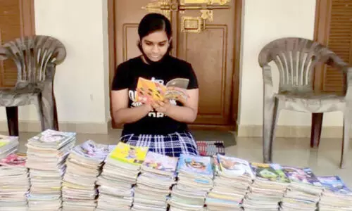 യുവാവി​െൻറ മജ്ജ മാറ്റിവെക്കൽ ശസ്ത്രക്രിയ; ചികിത്സ നിധിയിലേക്ക്​ പുസ്തകശേഖരം നൽകി 10ാം ക്ലാസ്​ വിദ്യാർഥിനി