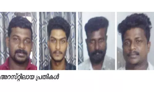 യുവാവിനെ അക്രമിച്ച്​ മൊബൈലും പണവും തട്ടിയ നാലുപേർ അറസ്​റ്റിൽ