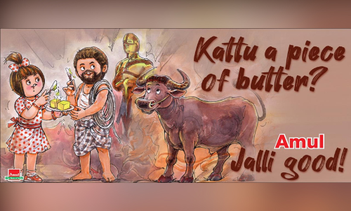 ജല്ലിക്കെട്ടി​െൻറ ഓസ്​കാർ എൻട്രി ആഘോഷിച്ച്​ അമൂൽ