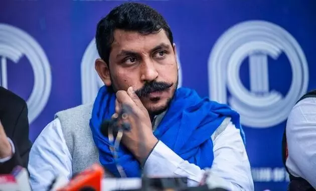 Chandrashekhar Azad Ravan joins farmers’ protest,