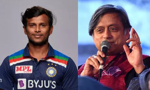 ദാരിദ്ര്യത്തിൽനിന്നും അവൻ ഉയരുകയാണ്​; ടി.നടരാജന്​ ആശംസകളുമായി ശശി തരൂർ