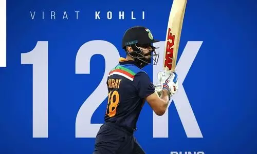 സചിനും പോണ്ടിങ്ങും ബഹുദൂരം പിന്നിൽ; കോഹ്​ലി 12000 ക്ലബിൽ