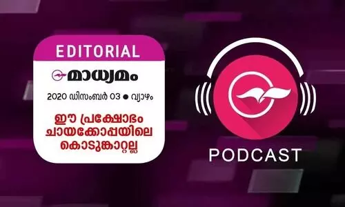 ഈ പ്രക്ഷോഭം ചായക്കോപ്പയിലെ കൊടുങ്കാറ്റല്ല