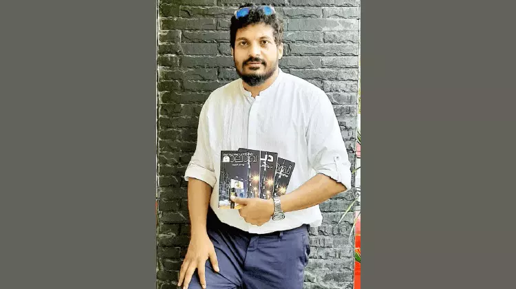 ശൈഖ് മുഹമ്മദിെൻറ ഛായാചിത്രം പ്രധാന കഥാപാത്രമാക്കി ഷെബിയുടെ നോവൽ ശൈഖ് മുഹമ്മദിെൻറ ഛായാചിത്രം പ്രധാന കഥാപാത്രമാക്കി ഷെബിയുടെ നോവൽ