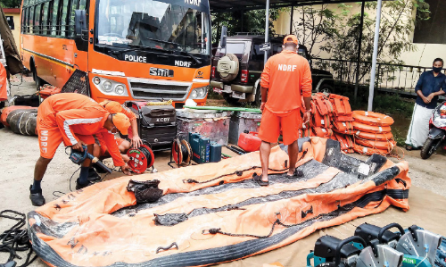 ബു​​െറവി ചുഴലിക്കാറ്റ്: എൻ.ഡി.ആർ.എഫ് സംഘം റാന്നിയിലെത്തി