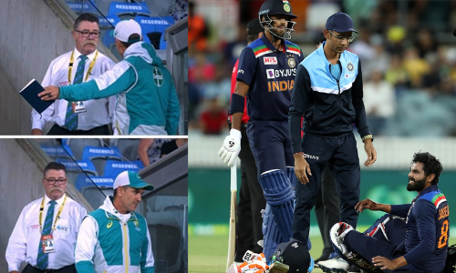 കൺകഷൻ സബ്​ റോളിൽ തിളങ്ങി ചഹൽ; ഓസീസ്​ കോച്ചിൻെറ ആധി സത്യമായി