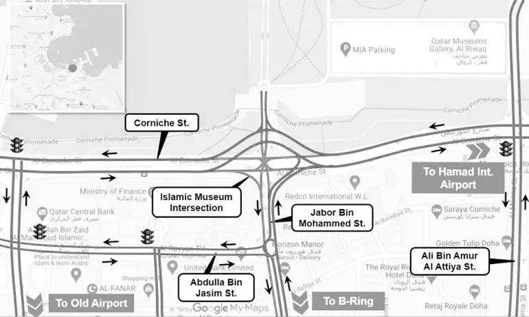കോർണിഷ് സ്ട്രീറ്റിൽ ഇന്നുമുതൽ ഗതാഗത മാറ്റം കോർണിഷ് സ്ട്രീറ്റിൽ ഇന്നുമുതൽ ഗതാഗത മാറ്റം